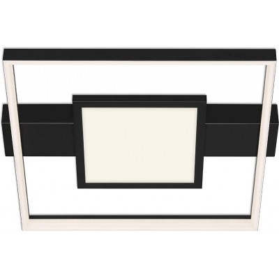 135,95 € Spedizione Gratuita | Lampada da soffitto 44×40 cm. LED dimmerabili funzione di memoria Alluminio e pmma. Colore nero