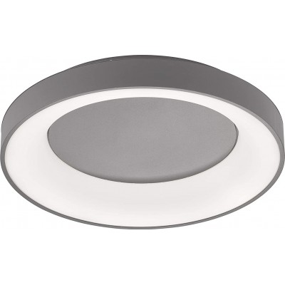 189,95 € Free Shipping | Indoor ceiling light Round Shape 59×59 cm. Living room, dining room and lobby. Modern Style. PMMA and Metal casting. Gray Color