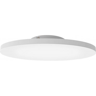 276,95 € Free Shipping | Indoor ceiling light Eglo 30W Round Shape Ø 60 cm. Living room, dining room and lobby. Modern Style. Steel and Aluminum. White Color