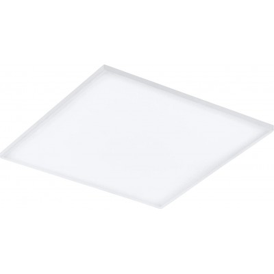 215,95 € Spedizione Gratuita | Plafoniera da interno Eglo 60×60 cm. Acciaio e pmma. Colore bianca