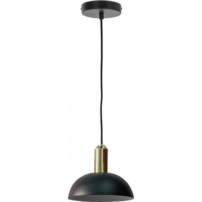 199,95 € Free Shipping | Hanging lamp 40W Spherical Shape 150×20 cm. Dining room, bedroom and lobby. Modern Style. Metal casting. Black Color