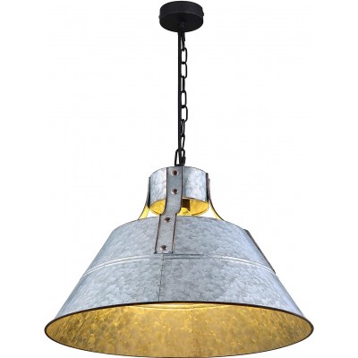 137,95 € Free Shipping | Hanging lamp 60W 150 cm. Metal casting. Gray Color