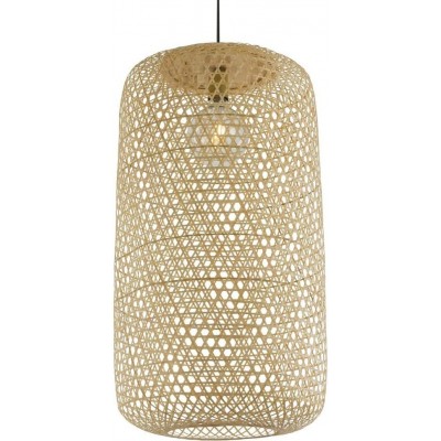 165,95 € Free Shipping | Hanging lamp 60W Cylindrical Shape 150 cm. Dining room, bedroom and lobby. Cream Color