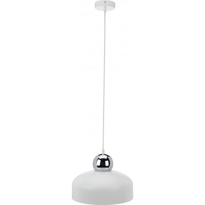209,95 € Envio grátis | Lâmpada pendurada Forma Esférica 80×30 cm. Sala de jantar, quarto e salão. Metais. Cor branco