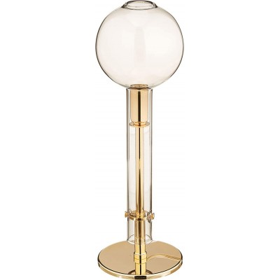 Lâmpada de mesa 33W Forma Esférica 32×10 cm. Sala de jantar, quarto e salão. Estilo moderno. Metais e Vidro. Cor dourado