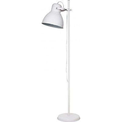 Lámpara de pie 9W 3000K Luz cálida. Forma Esférica 180×33 cm. Salón, dormitorio y vestíbulo. Estilo vintage. Aluminio. Color blanco