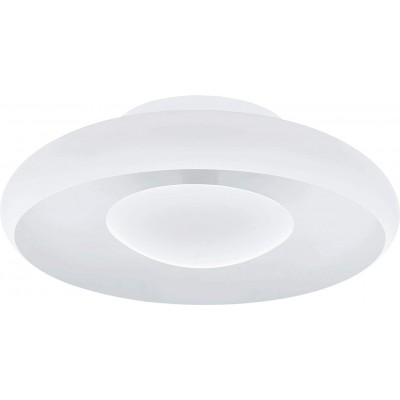 113,95 € Free Shipping | Indoor ceiling light Eglo 24W Round Shape Ø 44 cm. Living room, bedroom and lobby. Steel. White Color