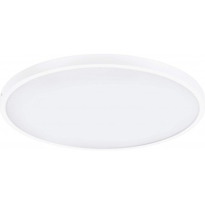 207,95 € 免费送货 | 室内顶灯 Eglo 圆形的 形状 60×60 cm. LED 客厅, 饭厅 和 卧室. 现代的 风格. 铝 和 有机玻璃. 白色的 颜色