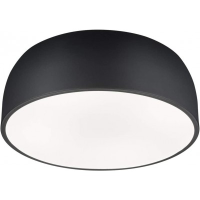209,95 € Free Shipping | Ceiling lamp Trio 40W Round Shape 52×52 cm. Living room, dining room and bedroom. Modern Style. Acrylic and Metal casting. Black Color