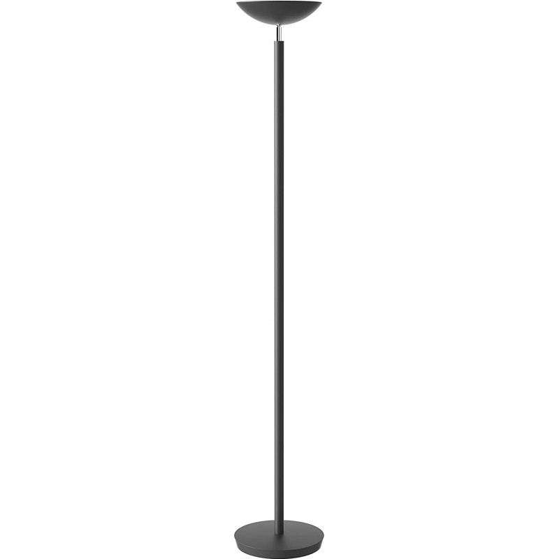 139,95 € Free Shipping | Floor lamp 30W Extended Shape 180×29 cm. LED Dining room, bedroom and lobby. Classic Style. Steel. Black Color