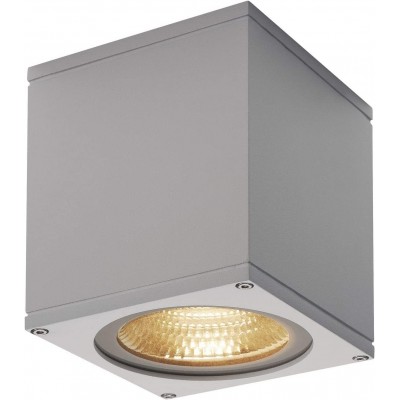 Внутренний точечный светильник 21W Прямоугольный Форма 15×13 cm. LED Гостинная, столовая и лобби. Современный Стиль. Алюминий и Стекло. Серебро Цвет