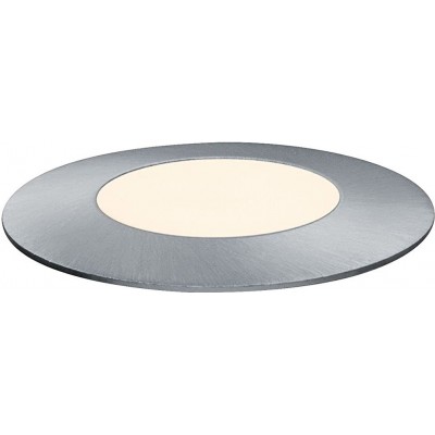 156,95 € Kostenloser Versand | 3 Einheiten Box Einbauleuchte 8W 3000K Warmes Licht. 9×6 cm. Stahl und pmma. Silber Farbe