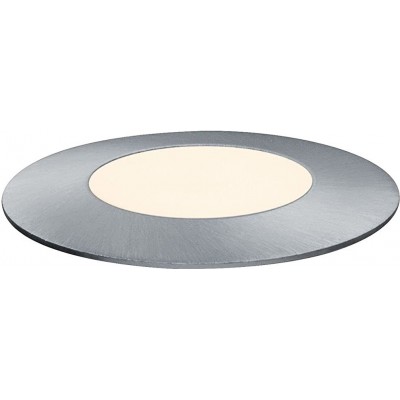 164,95 € Free Shipping | 3 units box In-Ground lighting 8W 3000K Warm light. Round Shape 9×6 cm. Terrace, garden and public space. Modern and cool Style. Steel and PMMA. Silver Color
