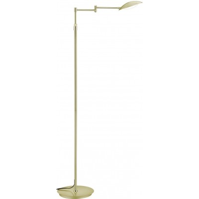 Lámpara de pie Trio 10W Forma Alargada 140×71 cm. Salón, comedor y dormitorio. Metal. Color dorado