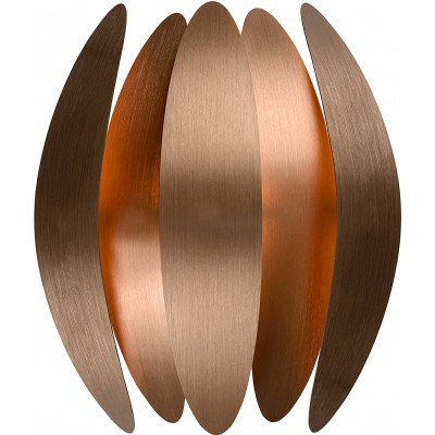 Indoor wall light 80W 36×32 cm. Living room, bedroom and lobby. Modern Style. Aluminum. Copper Color