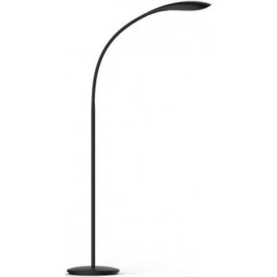 164,95 € Envío gratis | Lámpara de pie 155×30 cm. LED Salón, comedor y dormitorio. Estilo moderno. Aluminio. Color negro