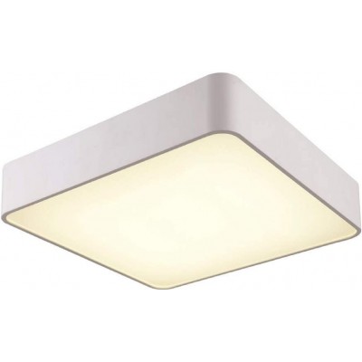 259,95 € Free Shipping | Indoor ceiling light Square Shape 60×60 cm. LED Living room, dining room and bedroom. Aluminum. White Color