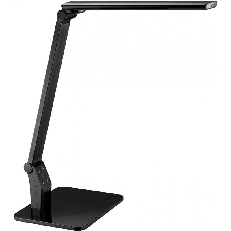 183,95 € Free Shipping | Desk lamp 10W Extended Shape 48×20 cm. Dimmable and articulable LED Living room, dining room and lobby. Modern Style. Aluminum and PMMA. Black Color