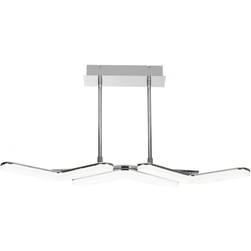 158,95 € Kostenloser Versand | Deckenlampe 45W 3000K Warmes Licht. 50×50 cm. LED Wohnzimmer, esszimmer und empfangshalle. Modern Stil. Aluminium und Polycarbonat. Weiß Farbe