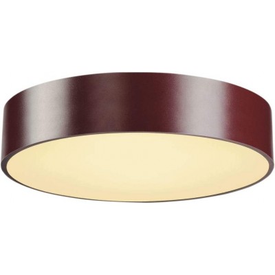 181,95 € Free Shipping | Indoor ceiling light 30W Round Shape 38×38 cm. LED Living room, dining room and bedroom. Modern Style. Steel, Acrylic and Glass. Garnet Color