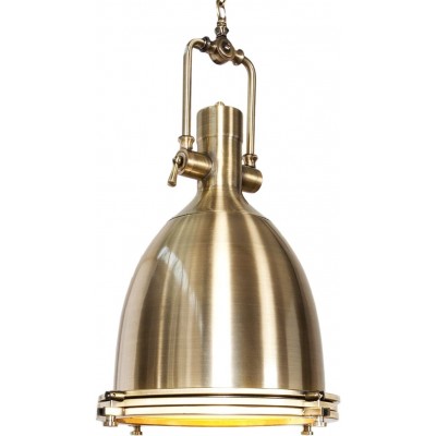 吊灯 40W 球形 形状 50×35 cm. 客厅, 饭厅 和 卧室. 工业的 风格. 金属 和 玻璃. 铜 颜色