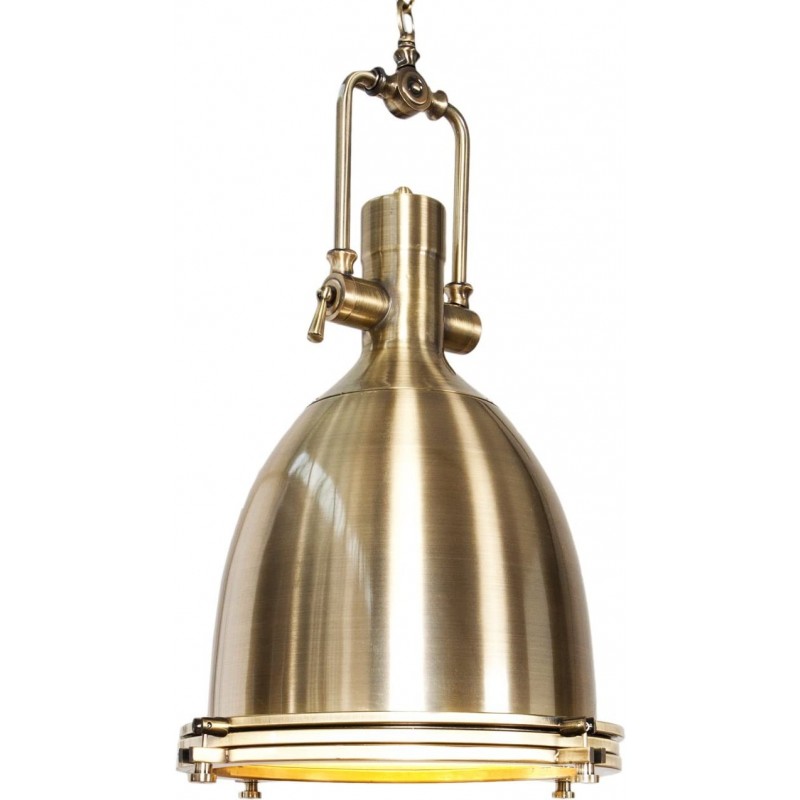 219,95 € 免费送货 | 吊灯 40W 球形 形状 50×35 cm. 客厅, 饭厅 和 卧室. 工业的 风格. 金属 和 玻璃. 铜 颜色