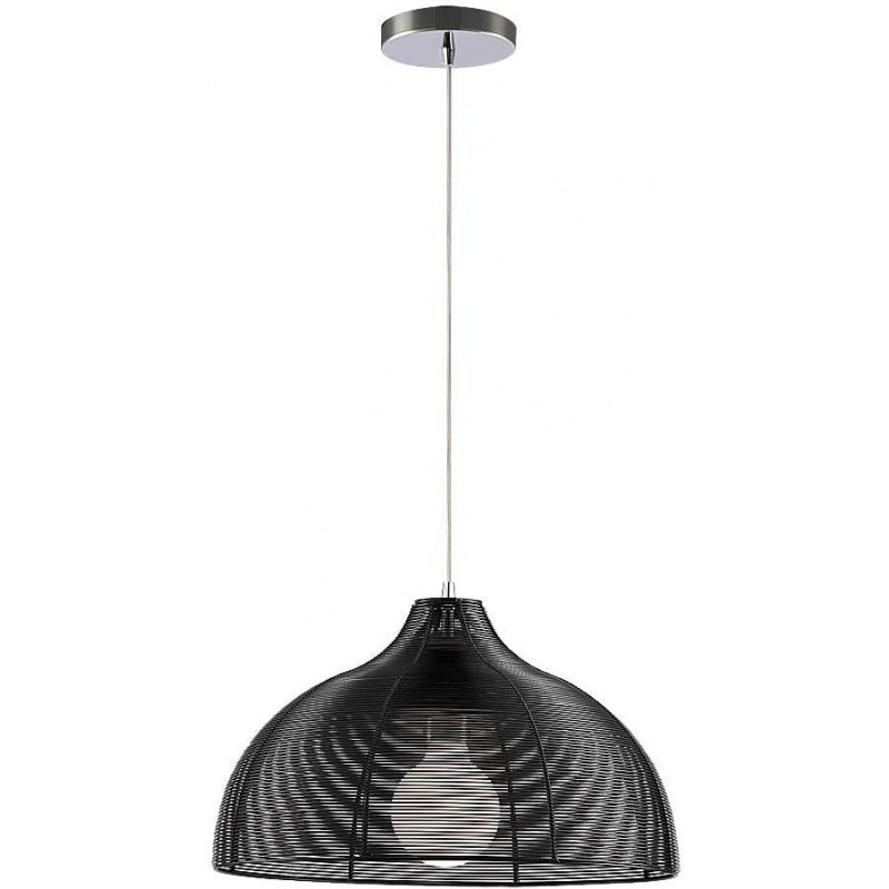 152,95 € Free Shipping | Hanging lamp 60W Spherical Shape 120×40 cm. Living room, dining room and bedroom. Modern Style. Metal casting. Black Color