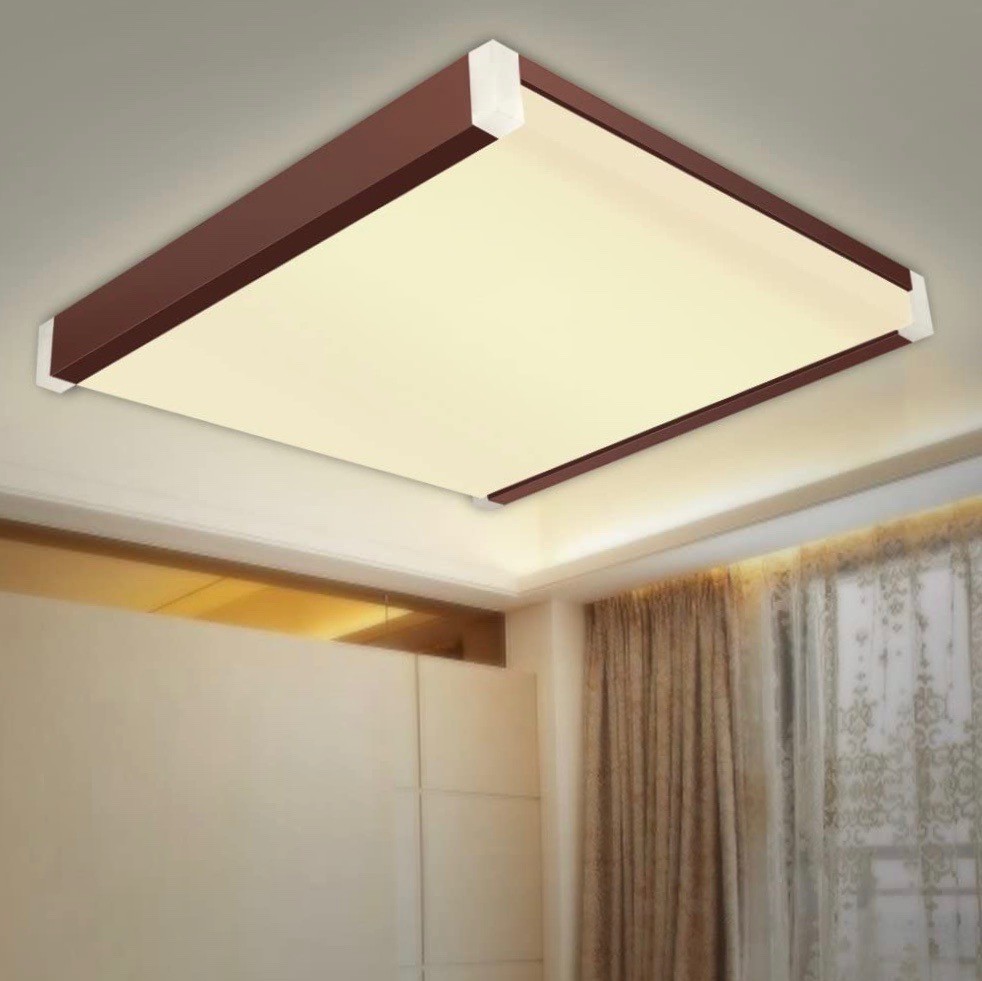 161,95 € Spedizione Gratuita | Plafoniera da interno 30W 53×52 cm. Controllo dell'illuminazione a LED a 4 livelli Alluminio. Colore marrone