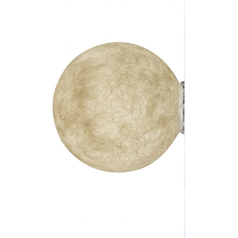 249,95 € Бесплатная доставка | Настенный светильник для дома Сферический Форма 35×35 cm. Гостинная, столовая и спальная комната. Стекло. Белый Цвет