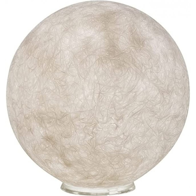 162,95 € Бесплатная доставка | Настольная лампа 5W Сферический Форма 18×18 cm. Столовая, спальная комната и лобби. Современный Стиль. Смола. Белый Цвет