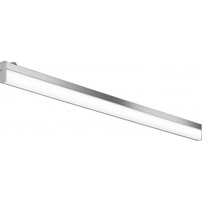 Iluminação de móveis Trio 12W Forma Alongada 125×9 cm. LED Quarto. Estilo moderno. Acrílico e Metal Cromado. Cor cinza