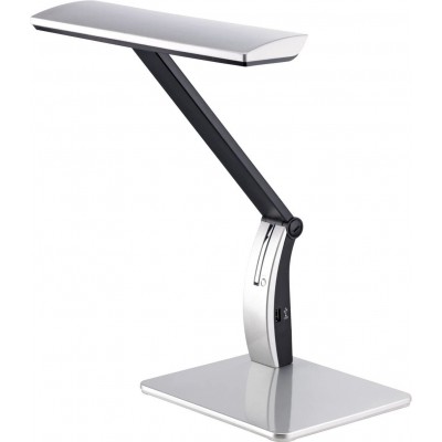 Desk lamp 6500K Cold light. Rectangular Shape 54×20 cm. Adjustable. USB connection Living room, dining room and bedroom. PMMA. Silver Color