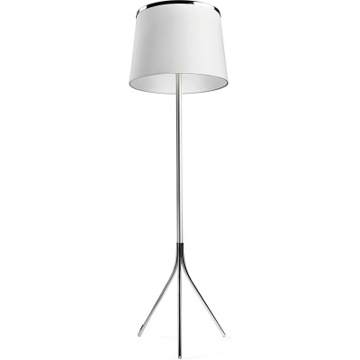 134,95 € Envio grátis | Luminária de piso 23W 175×50 cm. Tripé de aperto Pmma. Cor branco