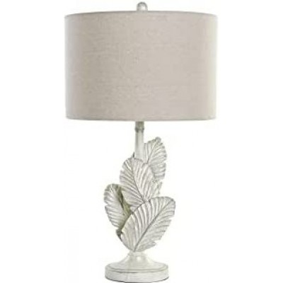 Lampada da tavolo Forma Cilindrica 72×38 cm. Disegno piuma Soggiorno, camera da letto e atrio. PMMA. Colore bianca
