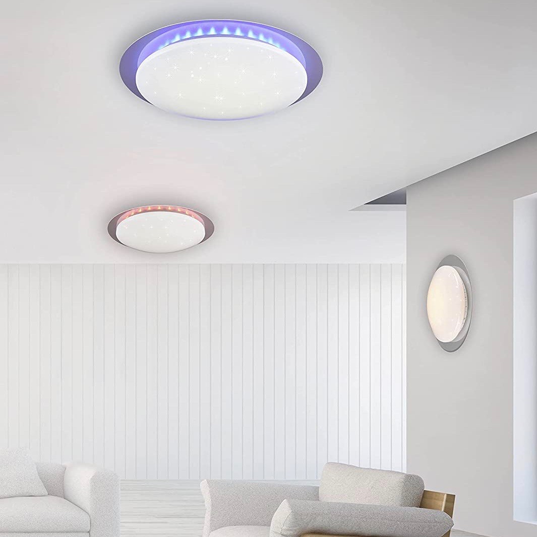 141,95 € Free Shipping | Indoor ceiling light Reality 16W 48×48 cm. Pmma. White Color