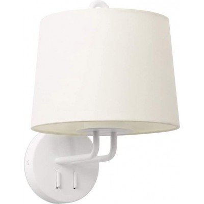 Настенный светильник для дома 15W Цилиндрический Форма Ø 12 cm. Гостинная, столовая и спальная комната. Металл