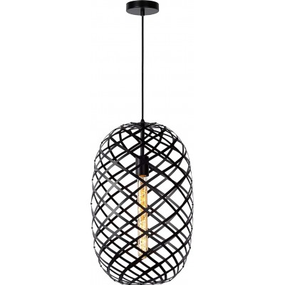 201,95 € Free Shipping | Hanging lamp 60W Spherical Shape 160×32 cm. Living room, bedroom and lobby. Modern Style. Metal casting. Black Color