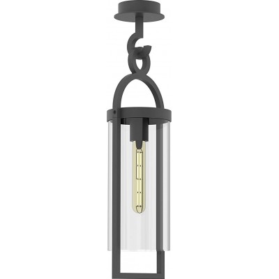 Lampe à suspension 20W Façonner Rectangulaire 62×18 cm. Salle à manger, chambre et hall. Style moderne. Aluminium et Cristal. Couleur gris