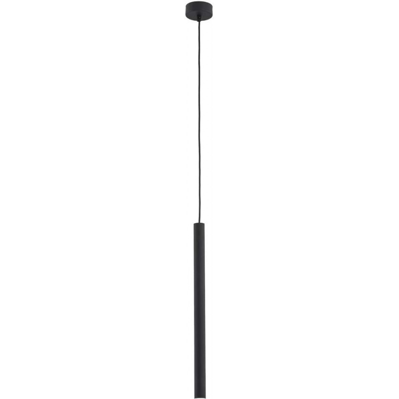 96,95 € Free Shipping | Hanging lamp 4W Extended Shape 130×8 cm. Living room, dining room and bedroom. Modern Style. Steel. Black Color