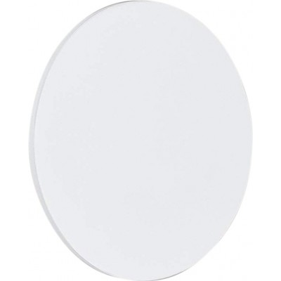 屋内ウォールライト 円形 形状 20×20 cm. リビングルーム, ダイニングルーム そして ロビー. 鋼. 白い カラー