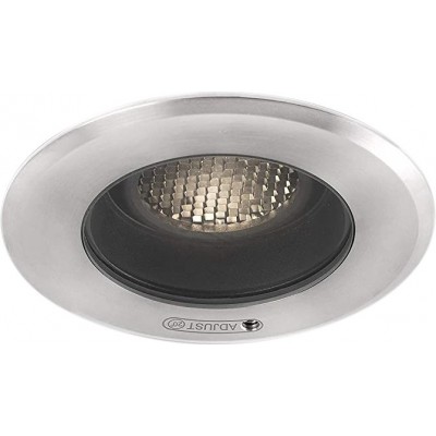 139,95 € Free Shipping | Recessed lighting 7W Round Shape 135 cm. LED Living room, dining room and bedroom. Aluminum. Gray Color