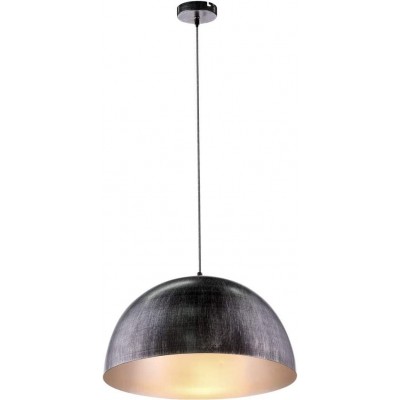 Lámpara colgante 40W Forma Esférica 140×40 cm. Salón, comedor y dormitorio. Metal. Color negro