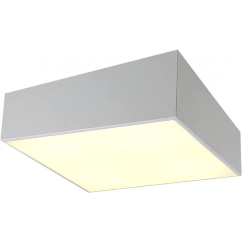173,95 € Free Shipping | Indoor ceiling light Square Shape 45×45 cm. Living room, bedroom and lobby. Modern Style. Acrylic and Metal casting. White Color