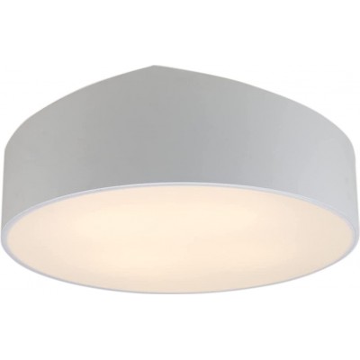 171,95 € Envio grátis | Luz de teto interna Ø 50 cm. Acrílico e metais. Cor branco