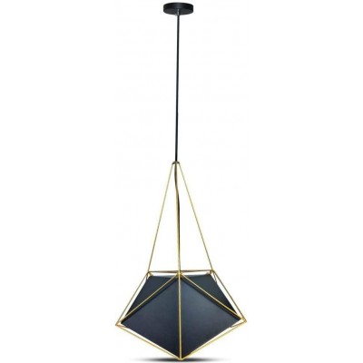 84,95 € Free Shipping | Hanging lamp 60W 90×54 cm. Dining room, bedroom and lobby. Modern Style. Metal casting. Black Color