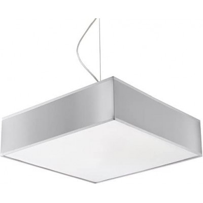 153,95 € Free Shipping | Hanging lamp 60W Square Shape 85×35 cm. LED Living room, dining room and bedroom. Modern Style. Polycarbonate. White Color
