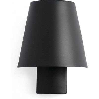 Lampada da parete per interni 4W 3000K Luce calda. Forma Conica 14×11 cm. LED regolabile Camera da letto. Stile moderno. Metallo. Colore nero