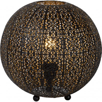 174,95 € Free Shipping | Table lamp 60W Spherical Shape Ø 33 cm. Living room, bedroom and lobby. Modern Style. Metal casting. Golden Color
