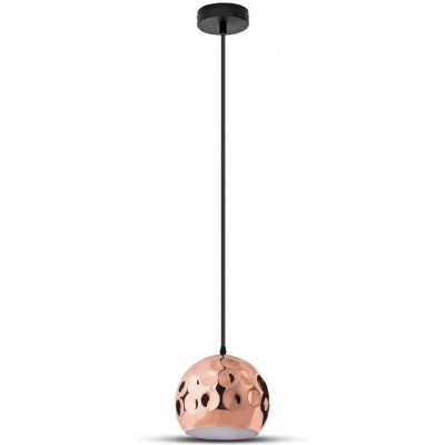 79,95 € Free Shipping | Hanging lamp 60W Spherical Shape 100×25 cm. Living room, dining room and bedroom. PMMA and Metal casting. Golden Color