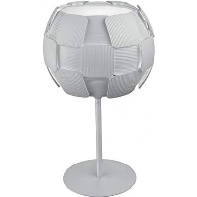 181,95 € 免费送货 | 台灯 60W 球形 形状 74×28 cm. 饭厅, 卧室 和 大堂设施. 玻璃. 白色的 颜色